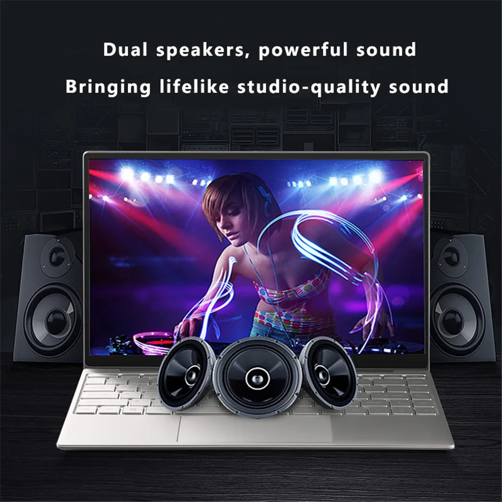 Metal Shell Windows 10 Laptop 8GB 16GB RAM Fingerprint Unlock Intel Celeron 3867U Netbook SSD Dual 3
