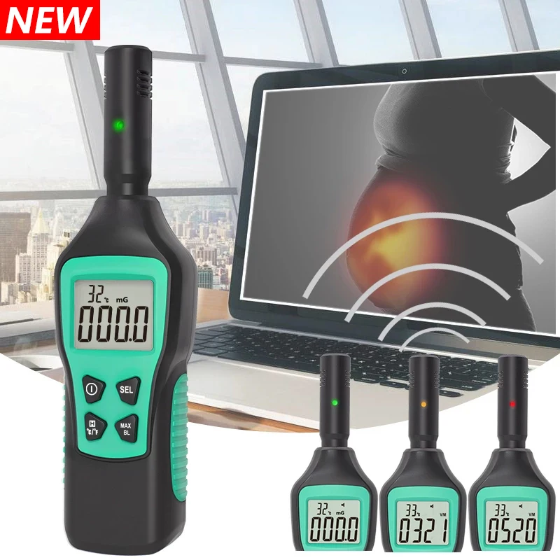 Детектор излучения электромагнитного поля Emf измеритель перезаряжаемый ручной