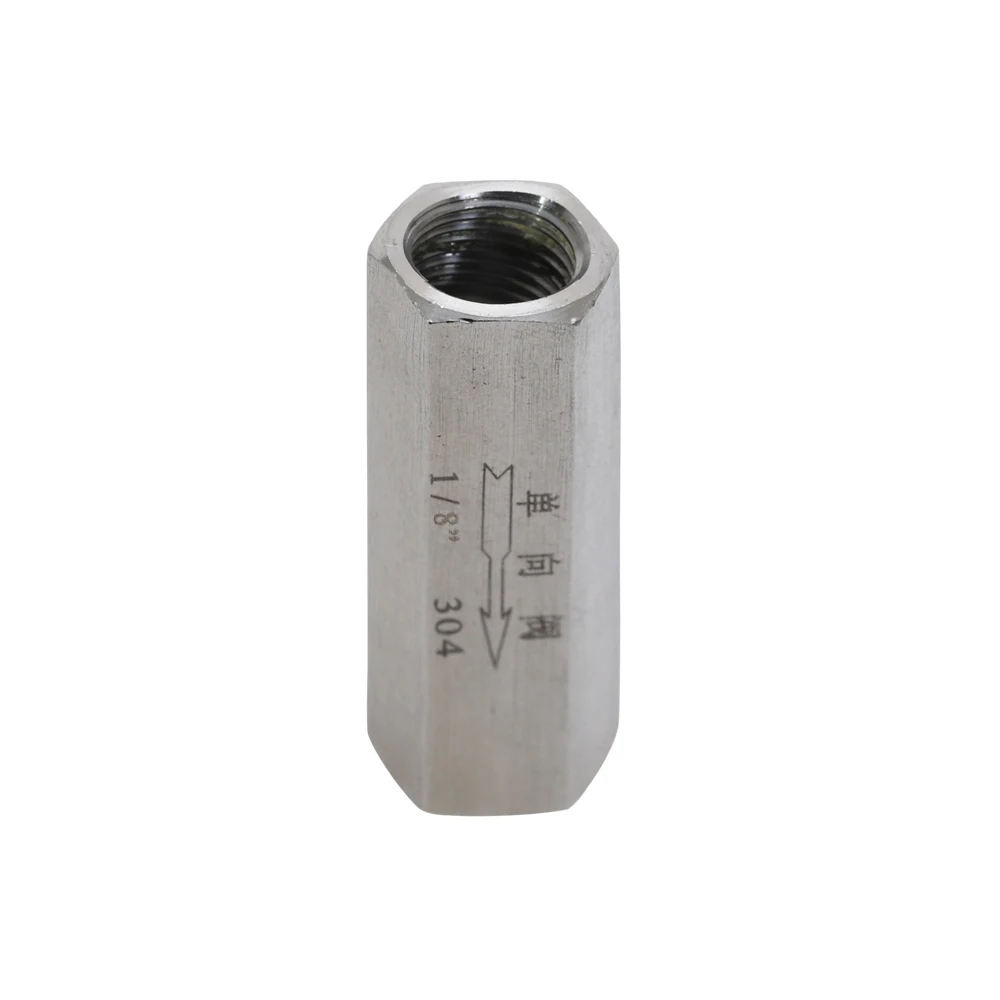 1 шт 1/8 ''1/4'' 3/8 ''1/2'' внутренняя резьба 304 нержавеющая сталь воздушный обратный клапан односторонний клапан для воды, масла, Газа