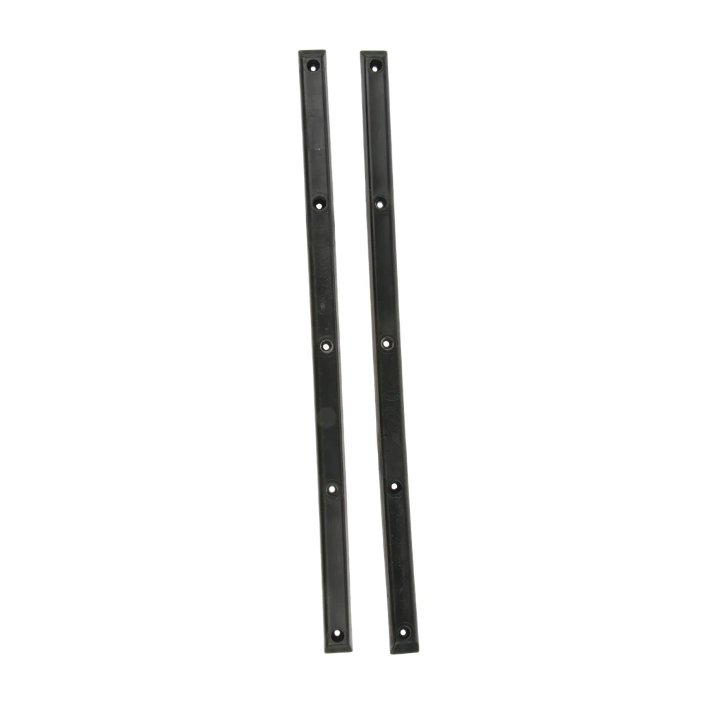 2pcs Skateboard Rails With 10 Screws Reduce Friction Longboard Accessories