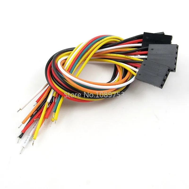 10x connettore dupont 3 pin vie poli contatto femmina maschio connectors header 