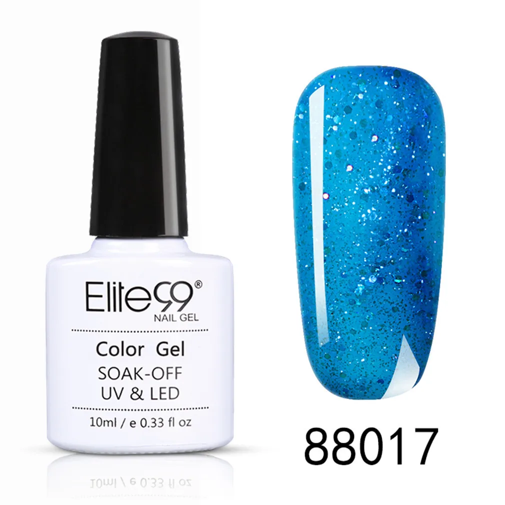 88017 Elite99 10ml Changeable Gel Nail Polish Marble Halo Effect Nail Art Design Gel Lacquer Long Lasting UV Nails Gel Varnish Polish - Цвет: 88017