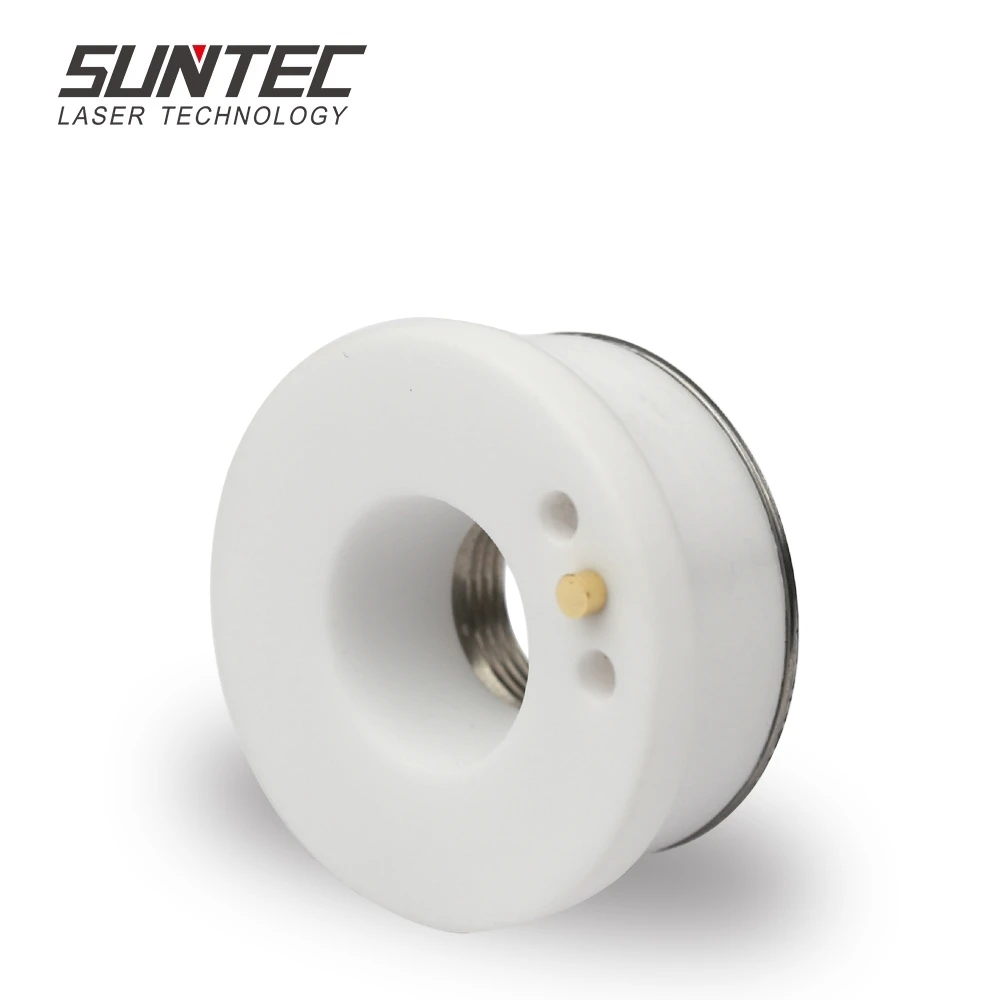 Suntec 28/32mm Precitec/WSX/Raytools ceramic laser nozzle holder ceramic part for Fiber Laser Cutting Machines
