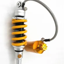 1" 285 мм 11 мм Пружинные пневматические регулируемые амортизаторы для мотоцикла для YAMAHA HONDA SUZUKI