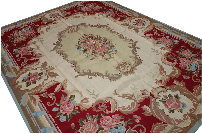 Французский aubusson ковры bs006 6x9 6 8x10 5 метров большой Burgandy Бежевый Гостиная прекрасный Декор комнаты gc8aubyg13