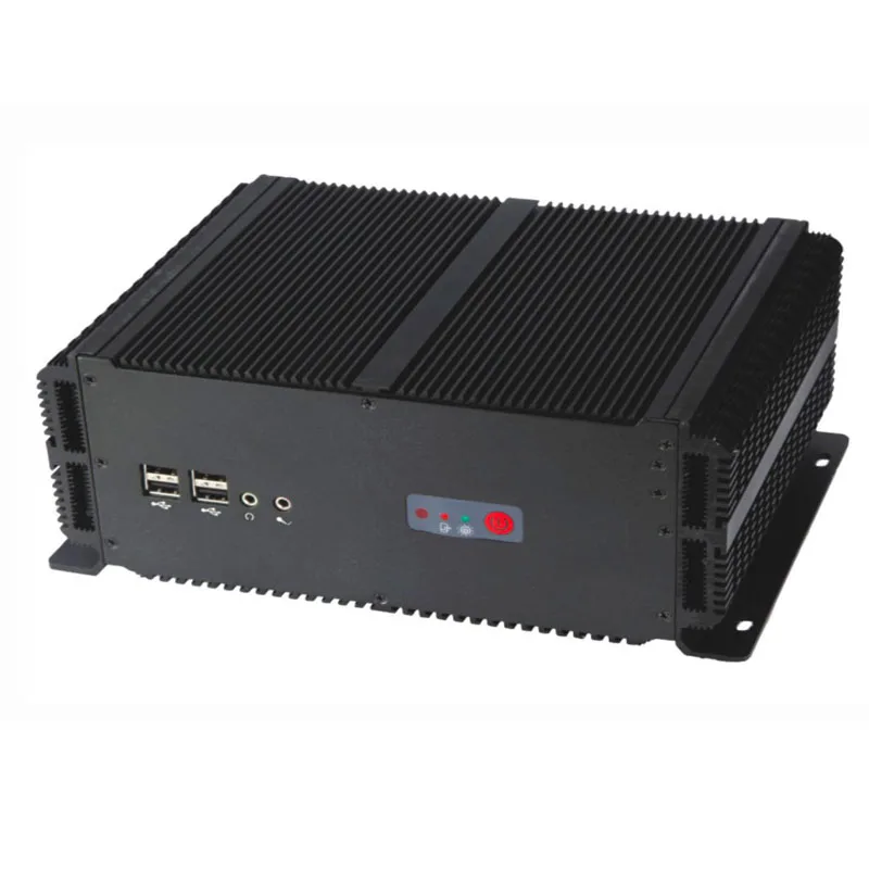 Mini Pc Senza Ventola Slot Pci 64Gb 128Gb Intel Pentium Cpu P8700 Windows 7 2 * Lan Hdmi 6 * Com Computer Industriale