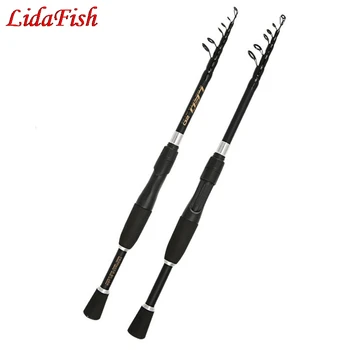 

1.6-2.4M ML Power Telescopic Fishing Rod Carbon Fiber Ultralight Weight Spinning Fishing Rod Tackle