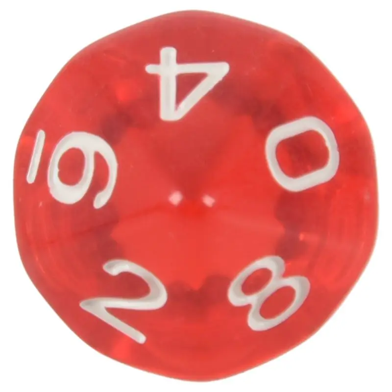 10-Dices D10 10-сторонняя игральная кость из драгоценного камня для РПГ Подземелья и Драконы настольные игры прозрачный синий