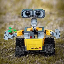 В наличии Звездные серии войны 16003 робот стена е 21303 687 шт идеи Модели Строительные наборы блоки кирпичи образовательные игрушки Рождество(China)