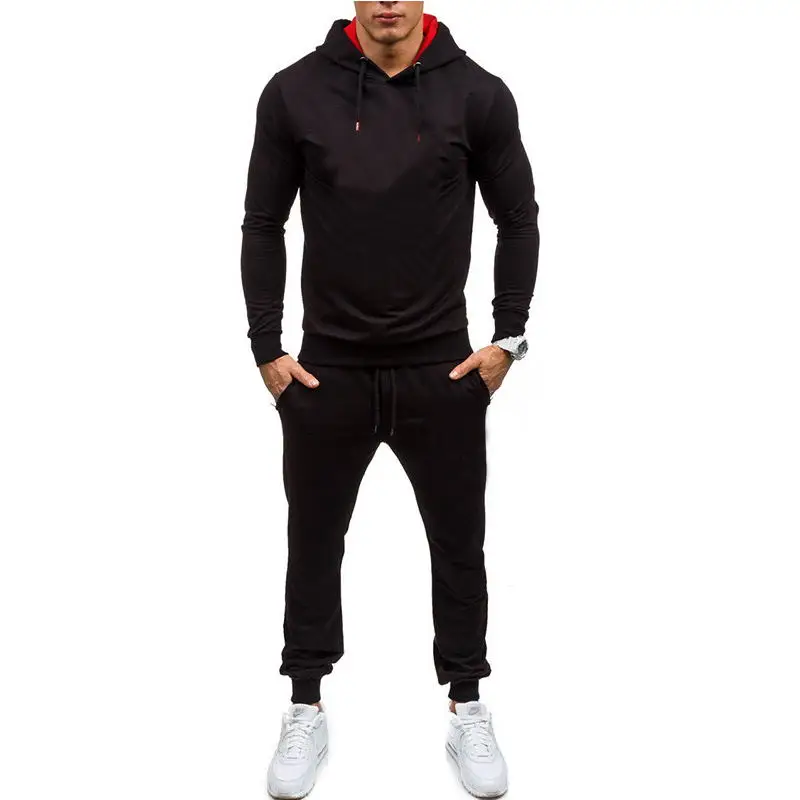 

2019 New Men Sportswear Hoodies Pants Set Spring Track Suit Clothes Casual Tracksuit Men Sweatshirts Coats Male Joggers Streetwe