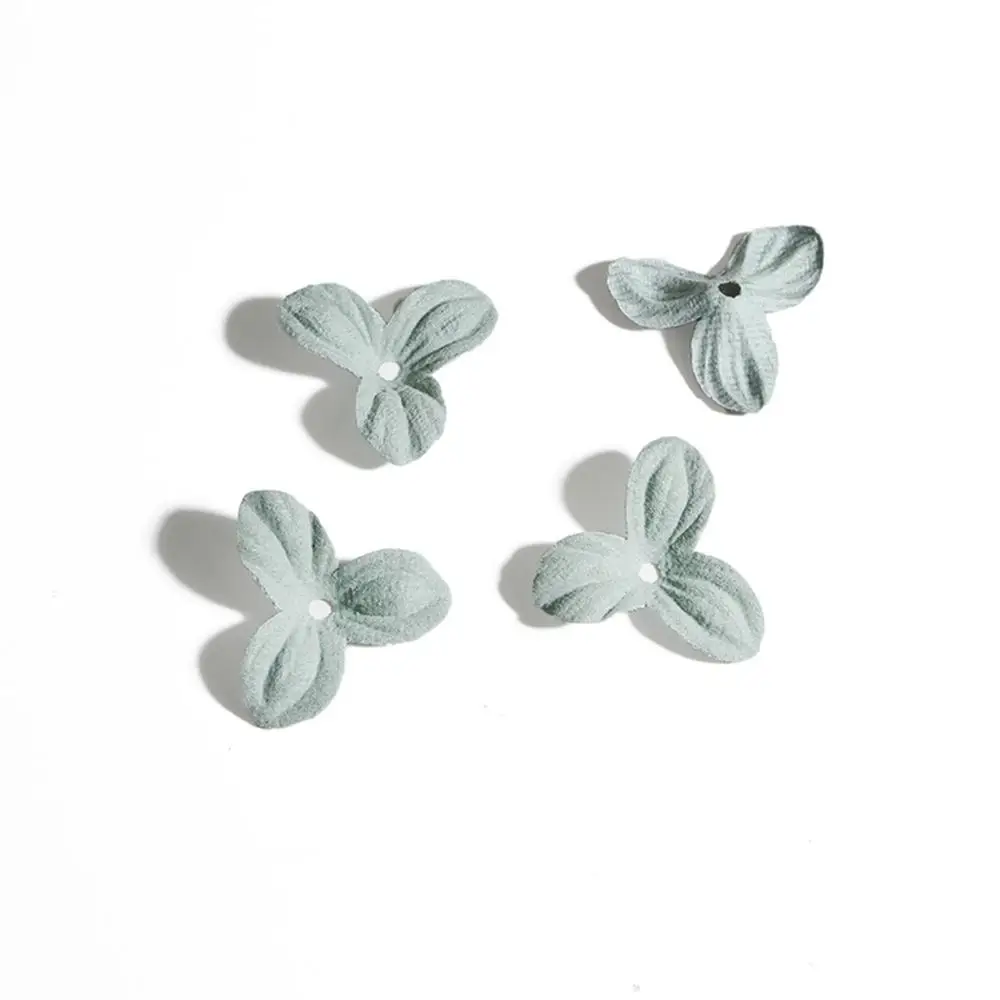 Light Green 3cm 30 шт. маленькие Изысканные кожаные цветы ручной работы, искусственные цветы на голову, свадебные украшения, сделай сам, скрапбукинг, тканевый цветок - Цвет: Light Green 3cm