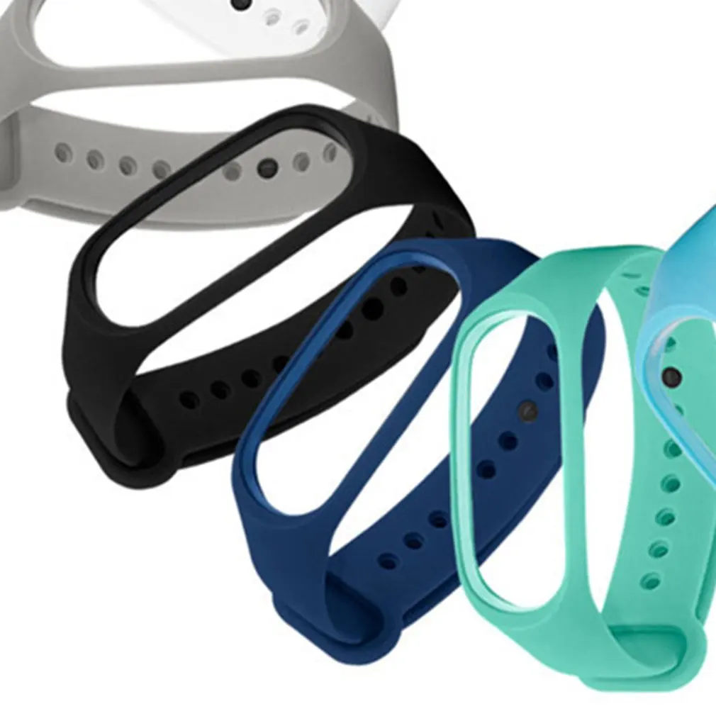 Сменный ремешок для mi Band 3 силиконовый спортивный многоцветный умный Браслет llet