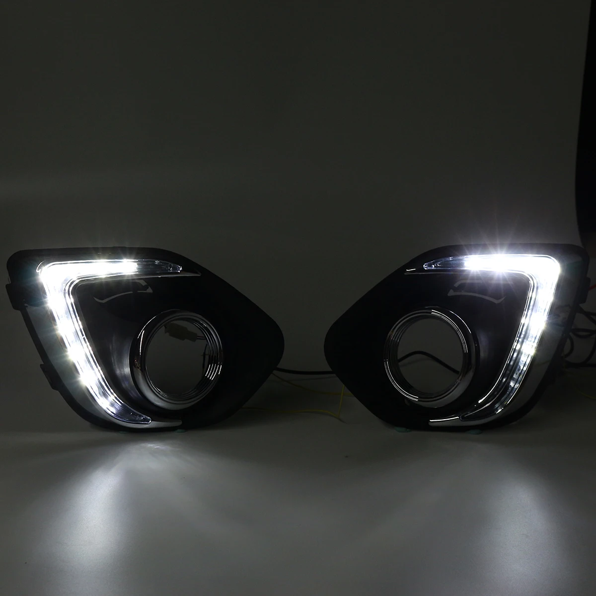  Front LED DRL for Mitsubishi RVR ASX Outlander Sport 2013 2014 2015 Running Lights Daytime Daylight - 32916401889