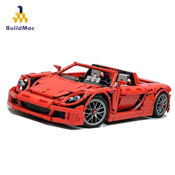 

BuildMoc Technic 8579 Porsche-Carrera Building Blocks Vehicle Car Bricks Set Educational DIY Toys for Children Boys
