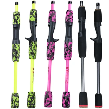 

Sougayilang Buy rod get line free 1.7M Carp Fishing Rod 5Section Carbon Fiber casting Spinning Ultra Light fishing pole
