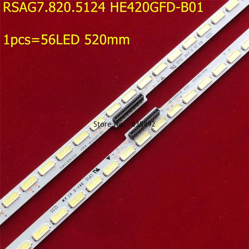 100% New 1pieces=56LED 520M FOR Hisense LED42K360X3D HE420GFD-B01 Article lamp RSAG7.820.5124 GT-1119585-A | Электроника