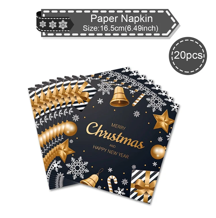 Navidad рождественские украшения для домашнего стола, Рождественская скатерть, прямоугольный Рождественский Декор, новогодняя - Цвет: tableware 4