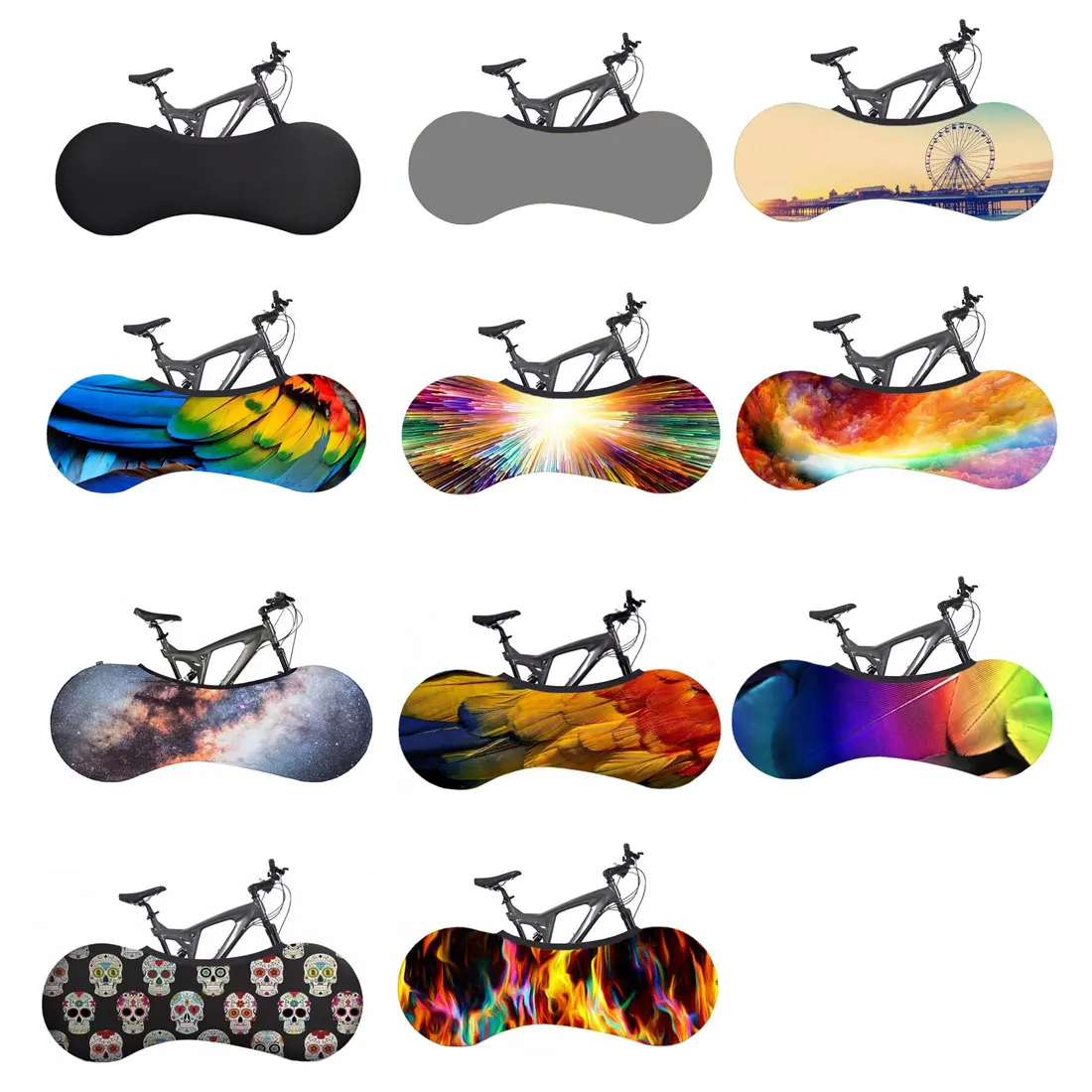 

Bicycle Cover Mountain Road Bike Wheels Dust-Proof Scratch-proof Cover Storage Bag Indoor Protective Gear For Bikes