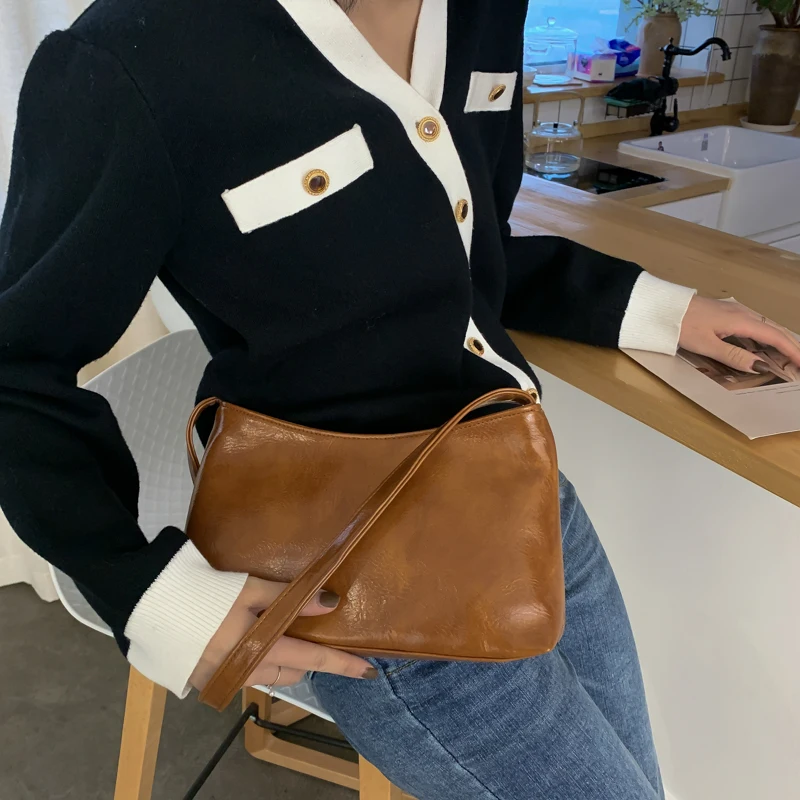 

Crossbody Bags for Women Fashion Women Korean Style Shoulder Bag Messenger Ladies Casual Solid Color Shoulder Bag