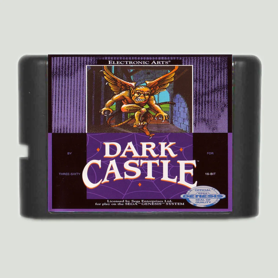 Игровая карта Dark Castle 16 bit MD для Sega Mega Drive Genesis | Электроника