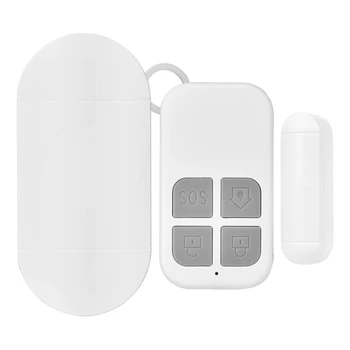 

Door Window Alarm Home Security netic Sensor 130DB Alert Wireless Anti-Theft Remote Control Door Window Security Alarm