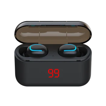 

Long Handle bluetooth 5.0 TWS True Wireless Earphone Power Digital Display Bilateral Call Headset Earbuds Long Battery 1500mah