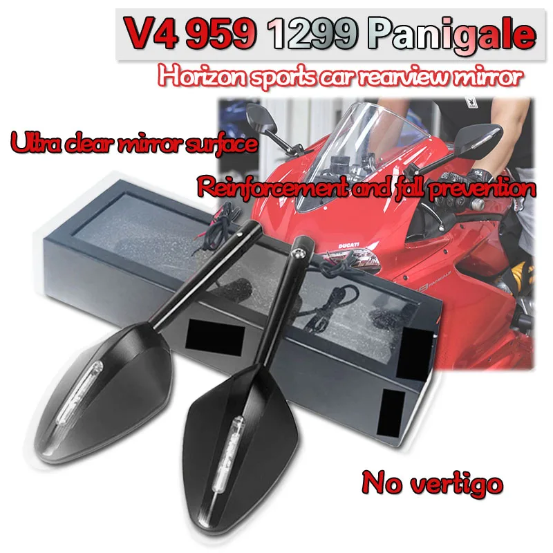 Зеркасветильник заднего вида для DUCATI V4 V4S 959 1299 Panigale Supersport 939 | Автомобили и