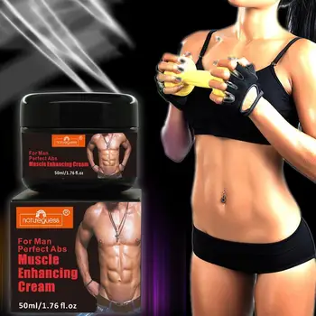 

60Ml Powerful Strong Abdominal Muscle Cream Men Stronger Burn Fat Loss Muscle Weight Cream Product Anti Cellulite