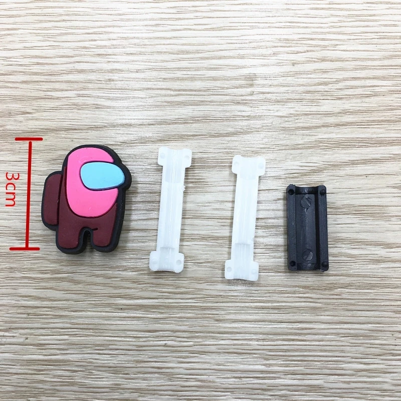 100 шт. мультяшный защита кабеля USB Amongus управление линией данных органайзер зажим