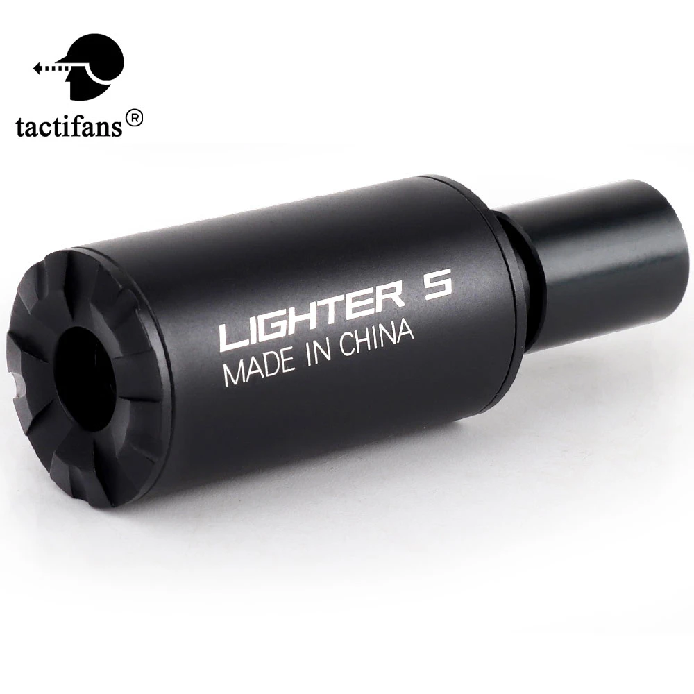 Cena Tactical Airsoft Auto Lighter S Tracer Flash beczka dekorator do automatycznego karabinu pistolet CS strzelanie Paintball akcesoria