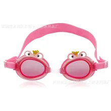 Детские Мультяшные очки, Детские водонепроницаемые очки для плавания, противотуманные, экологически чистые, силикагель, очки для плавания