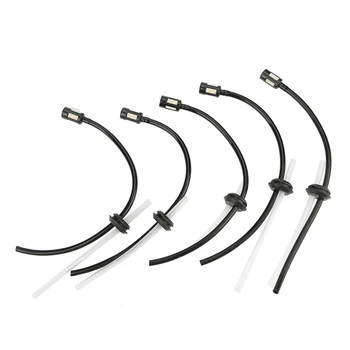 

5Pcs Fuel Hose Assy with Tank Fuel Filter Strimmer Brushcutter Replacement Trimmer Chainsaw Tool Parts