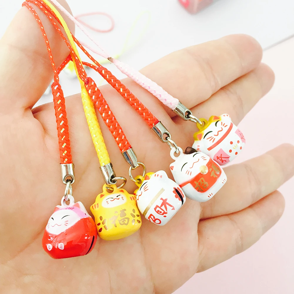 Mobile Phone Straps Charm Pendant Accessories Cat Bell 1pcs