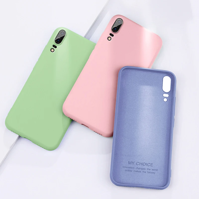 

Original Liquid Silicone Case For For iPhone 7 8 6 6s Plus Cover Soft TPU Candy Cases For iPhone X XS Max XR XS Back Cover
