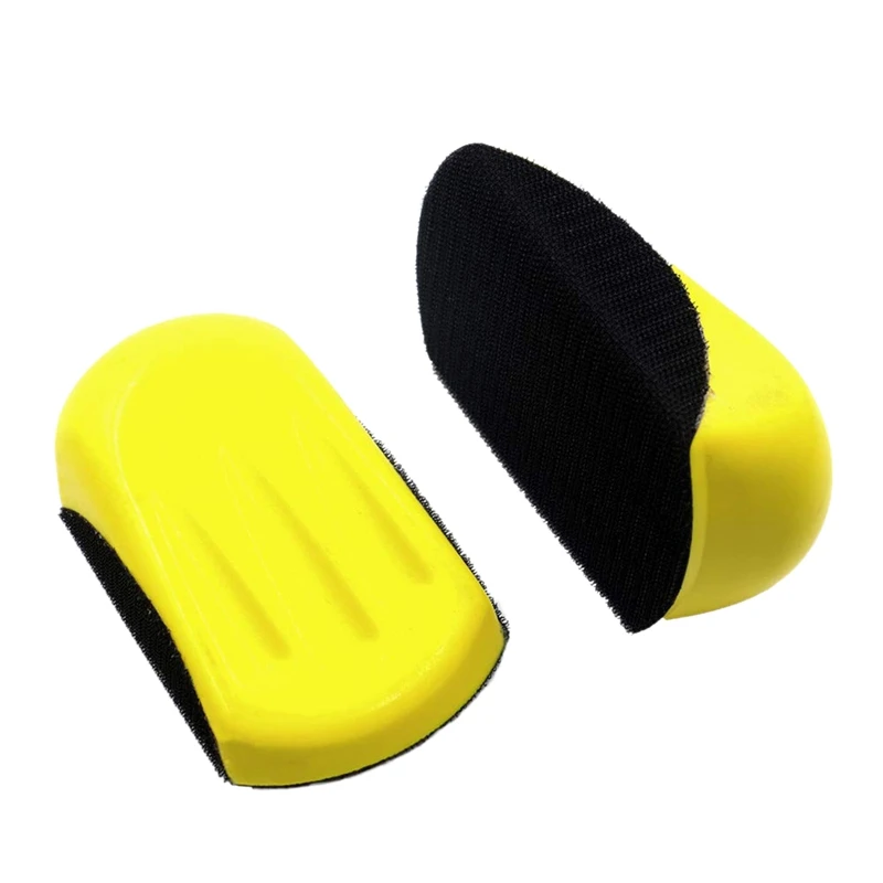 5 Inch Hook and Loop Hand Sanding Mouse Block Round Sand Pad Hook
