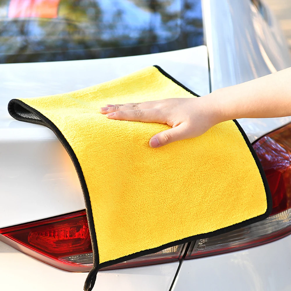 

High-Density Car Wash Towel Coral Velvet Double-Sided Thickening Wipe Car Towel Absorbent Multi-Functional Cleaning Towel