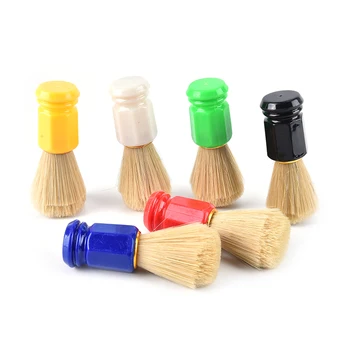 

1pc 6 Colors Barber Men Appliance Nylon And Badger Hair Shaving Brush Facial Beard Soap Cleaning Brushes Tool NEW