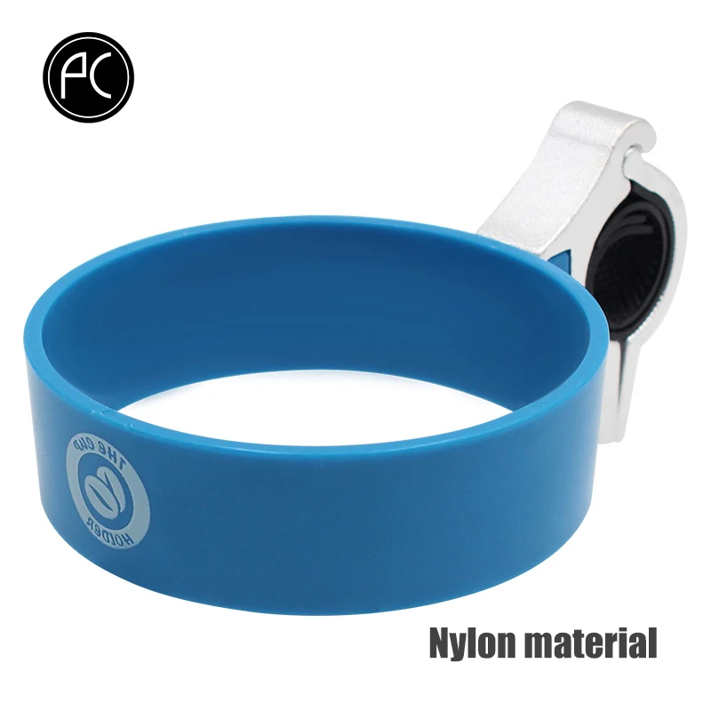 Nylon Blue PCycling велосипедный держатель для кофейной чашки MTB дорожный велосипед держатель для бутылки нейлон алюминиевый сплав регулируемый Ретро стиль велосипедные аксессуары - Цвет: Nylon Blue