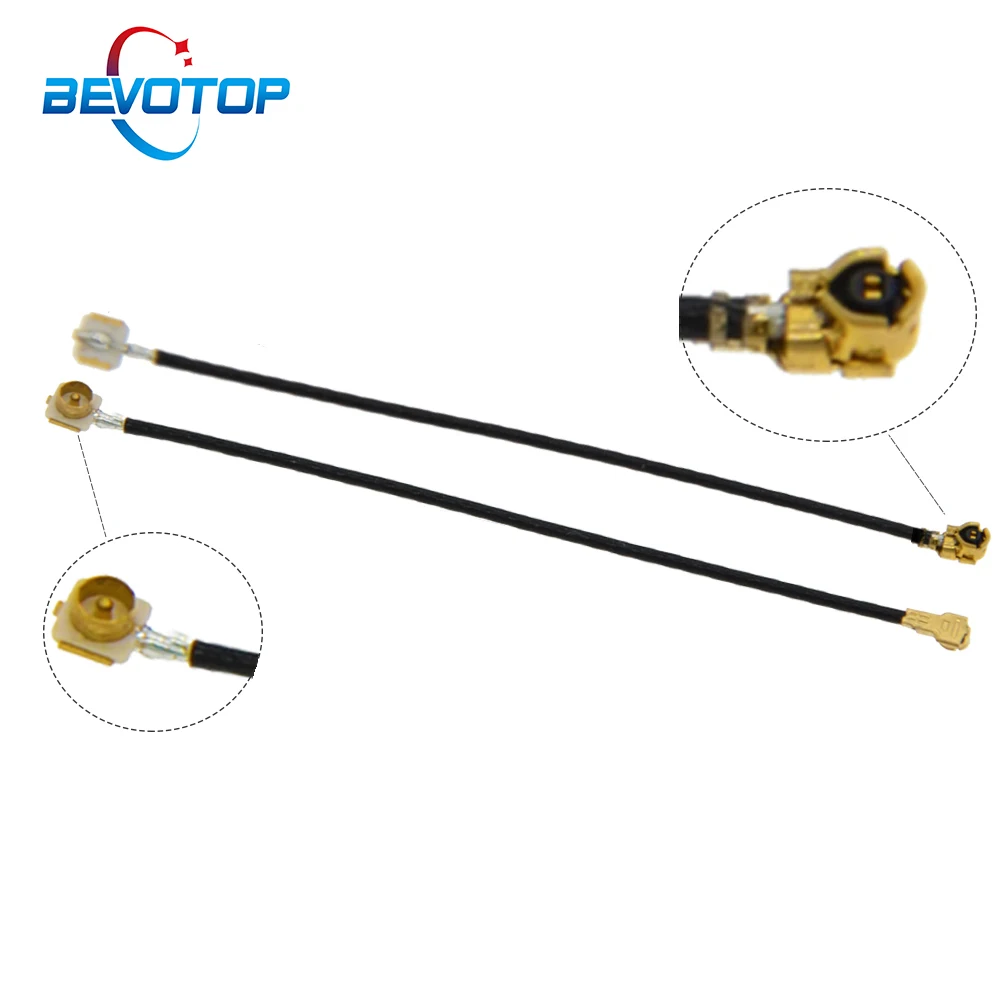 100pcs IPEX CABLE IPX 1 Male Plug to u.fl / ipx Female Jack IPEX-1 / IPEX-4 MHF4 Wire Connector IPX 1.13/IPX 0.81 Jumper Cable