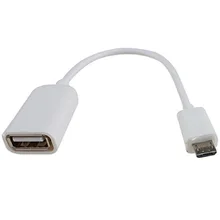 USB data lines OTG MICRO USB data lines phone lines usb OTG adapter cable(White