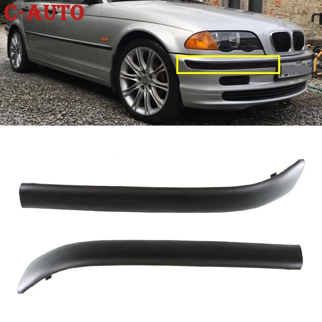 Left Right Impact Strip Trim Car Front Bumper For Bmw E46 Sedan 318i 320i  323i 325i 328i 330i 2001-2005 51117030607 51117030606 - Bumpers - AliExpress