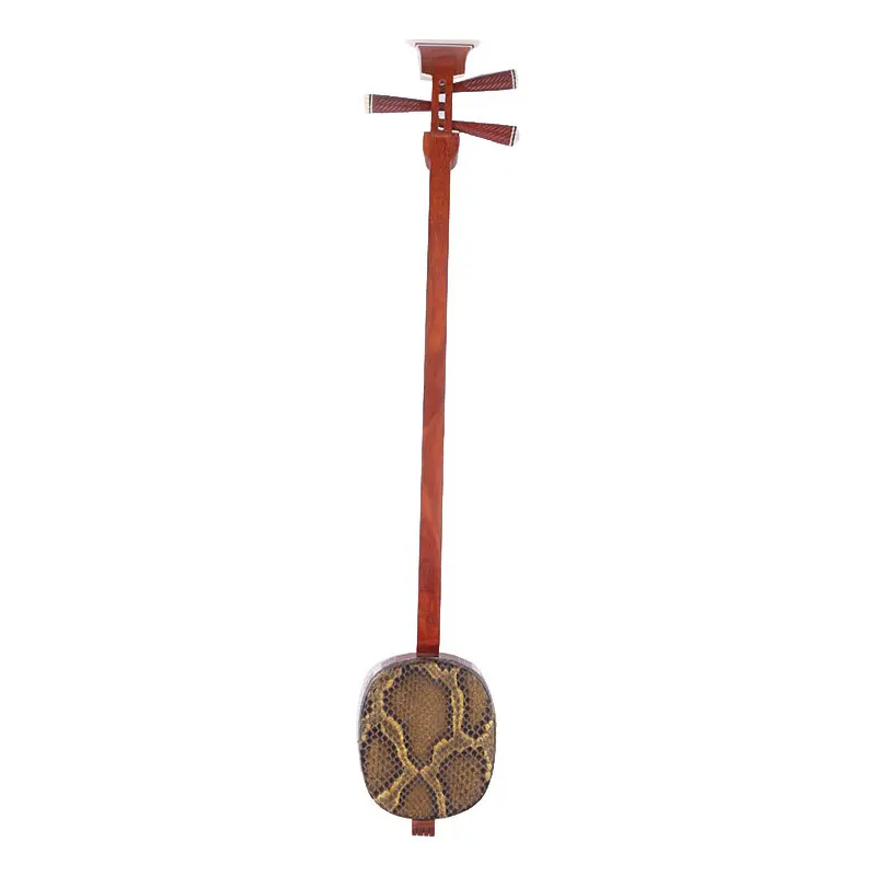 Sanxian Middle Mahogany Handmade Ethnic Stringed Instrument Free Full Set of Accessories
