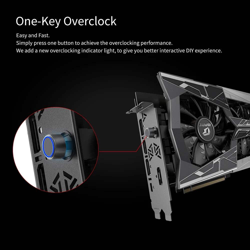 Цветной iGame GeForce RTX 2080 Super Vulcan X OC GDDR6 8G графическая карта GPU один ключ Overclock RGB ЖК-монитор 2,0