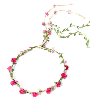 

Garlands Flower Headwear Headband Wreath Carnival Party Hair For Girl Gift home decor wedding birthday