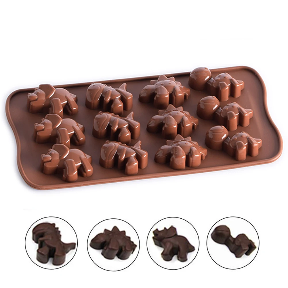

3D Dinosaur Silicone Cake Decorating Mold Candy Cookie Chocolate Baking Mold