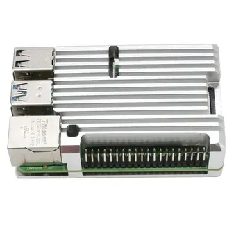 

Aluminum Case Metal Protective Shell Silver Enclosure for Raspberry Pi 4 Model B 83XB