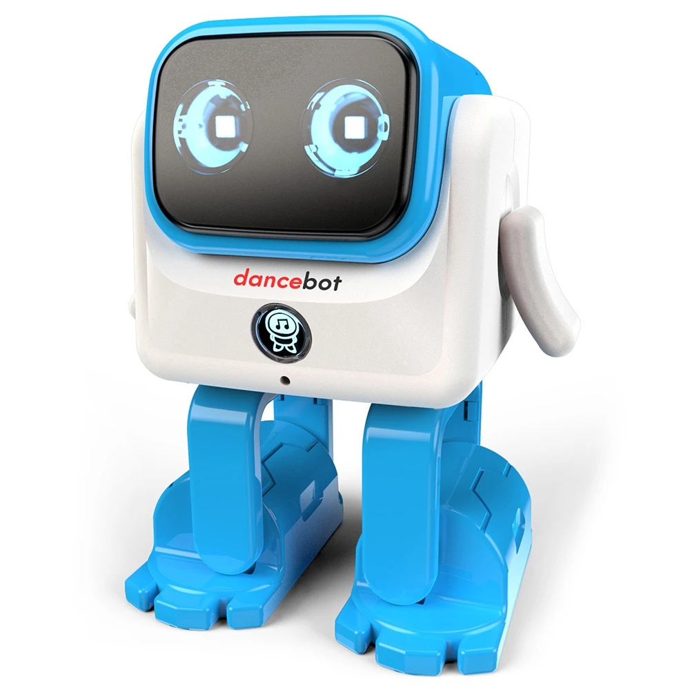 Радиоуправляемый робот-игрушка Интеллектуальный Dancebot AI умный Bluetooth танцующий робот с динамиком Интерактивный Обучающий радиоуправляемый робот для Рождества