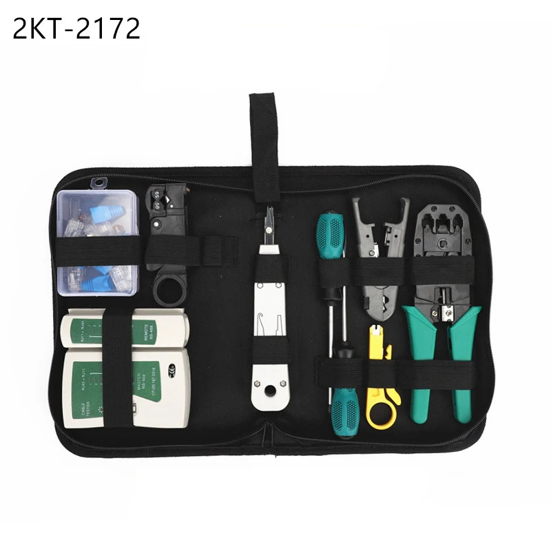 Stripping Crimping Pliers Network Cable Clamp Pliers + Professional Network Cable Tester RJ45 RJ11 RJ12 CAT5 UTP LAN Tester wire stripper stripping pliers crimping tool crimping tools wire stripping pliers crimping pliers wire pliers universal pliers hand tools multifunctional tools