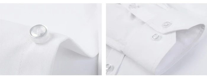 Для Мужчин's Regular-fit Solid Нижнее платье нашивка для рубашки один кармашек удобные с длинными рукавами плюс Размеры Формальная работа офис