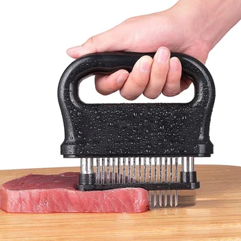 

Tenderizer, 48 Stainless Steel Ultra Sharp Needle Blade Tenderizer for Tenderizing Steak, Durable Baking Accessories